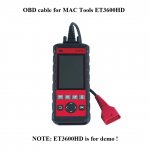 OBD Cable Diagnostic Cable for MAC TOOLS ET3600HD